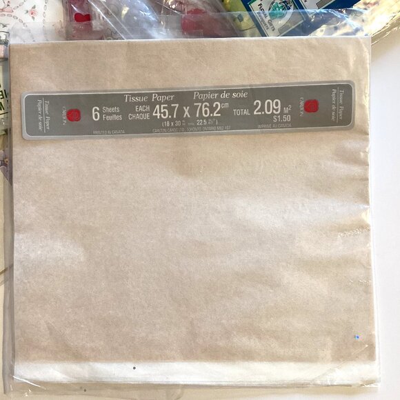 Bundle of Gift Basket Making Items Bags Tissue, Gift Wrapping Paper Cellophane - Picture 2 of 6